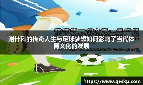 谢什科的传奇人生与足球梦想如何影响了当代体育文化的发展